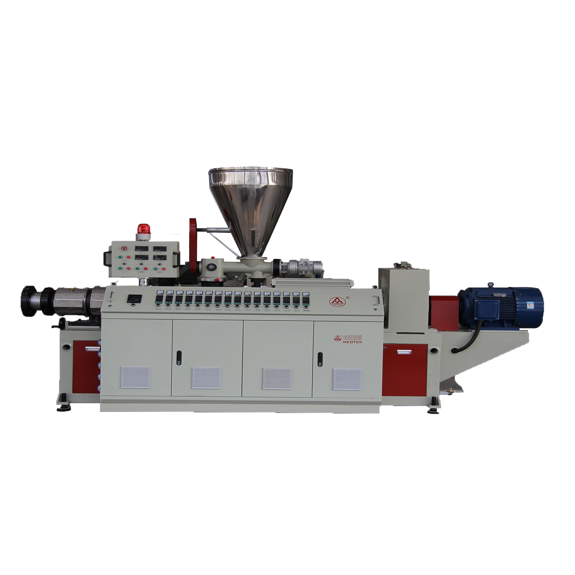 Double-screw Design PVC Based WPC Extrusion Line240 and Long Service Life Guaranteed