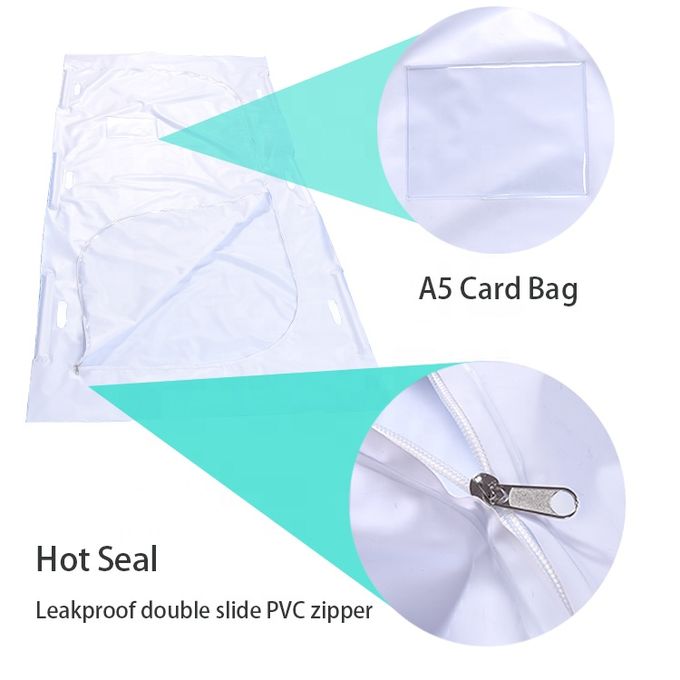 Body bags, CE Death Body Bag For Virus Infected Patient Black Body Mortuary Bags For Dead Bodies Corpse Storage Bag