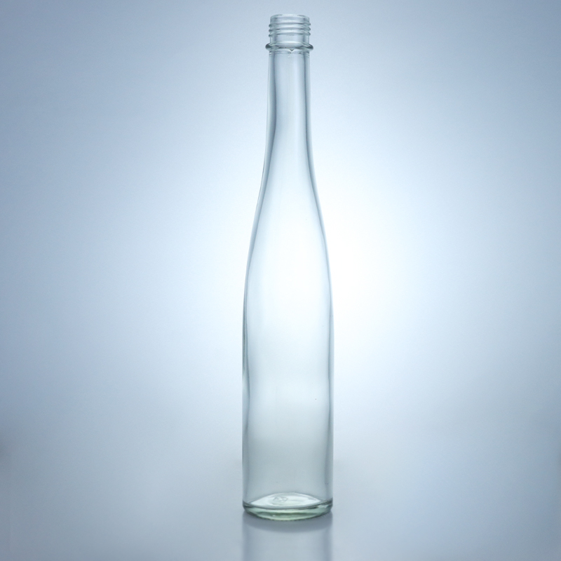 Beverage Container Tall and Thin Super Flint Glass Bottle with Screw Top