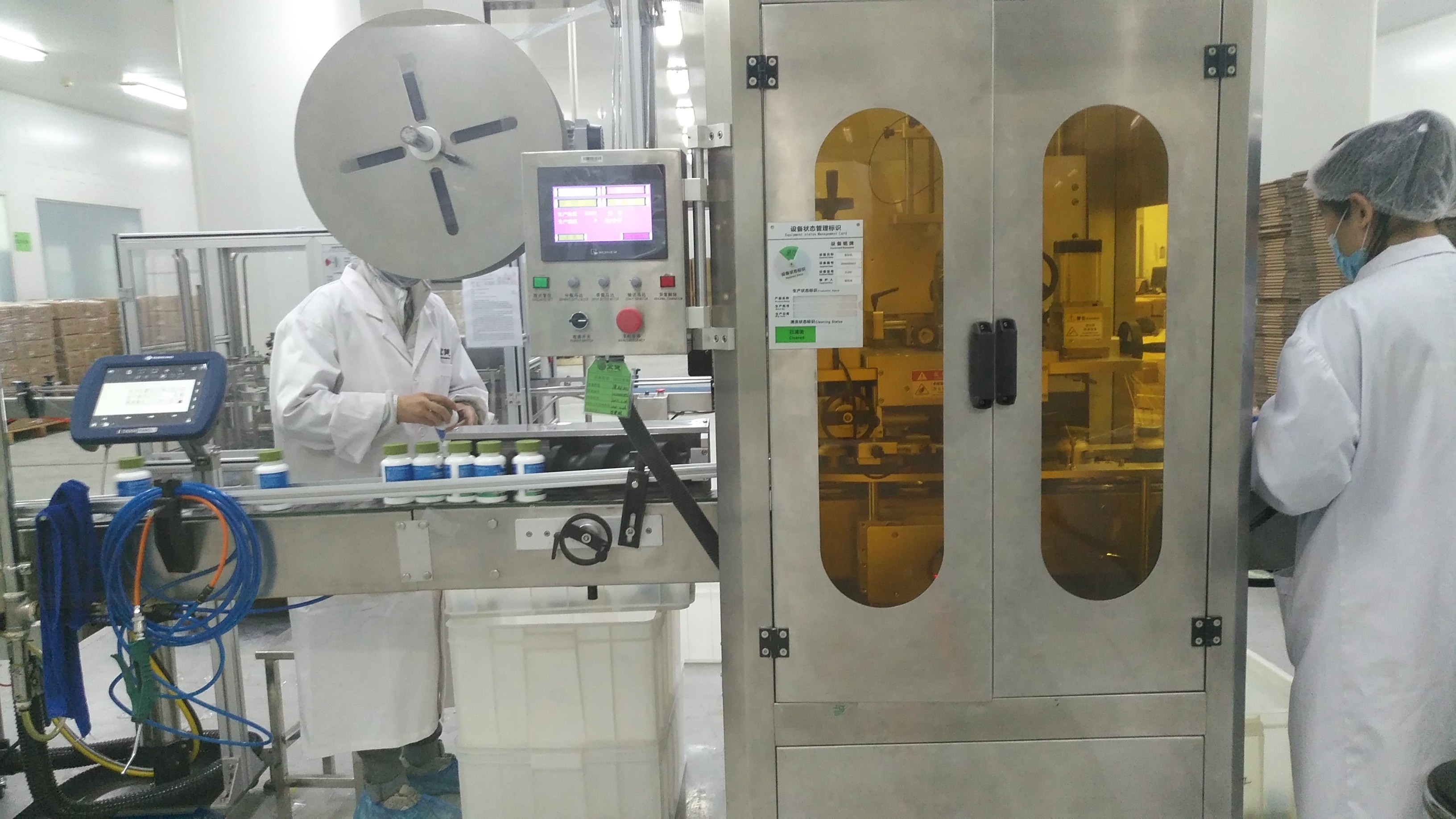 Capsule / Tablet Bottle SS304 Counting And Packing Machine 10 - 120b/M Filling