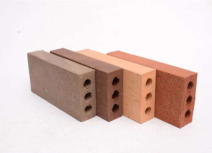 High Strength Type Thin Brick Flooring For Outside Road Paving With Holes