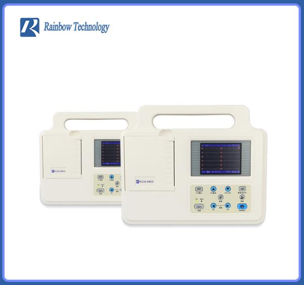 Quality Emergency Medical ECG Machine Built In Battery 12 Channel Waveform for sale