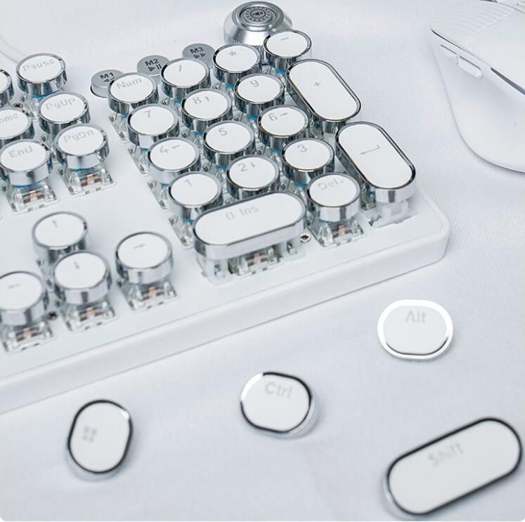 Retro Punk Mechanical RGB Keyboard Cool Keyboard