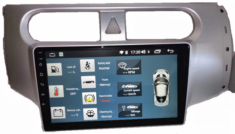 Ouchuangbo car radio gps nav android 8.1 for Brilliance H230 support dual zone gps navigation 1080P video
