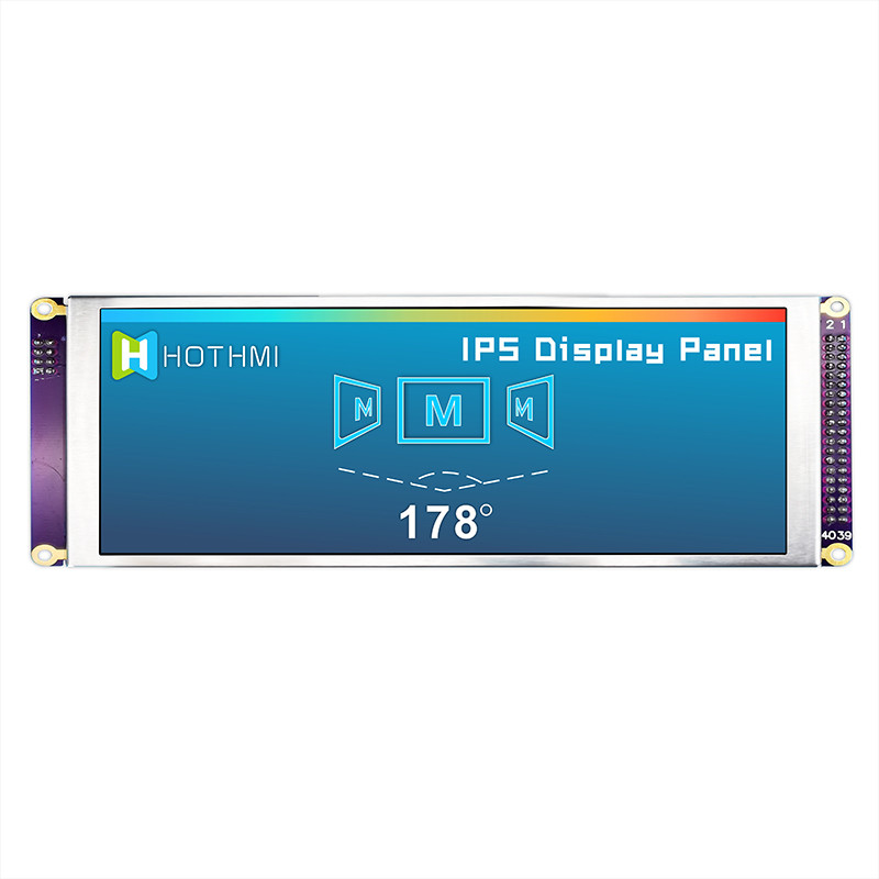 7.84 Inch Bar Style IPS TFT LCD Display 1280x400 MCU For Car Monitor
