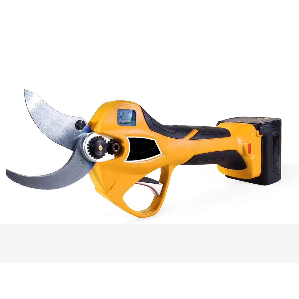 Swansoft 4.0CM Electric Cordless Pruner Lithium-ion Pruning Shear Efficient Fruit Tree Pruning Electric Tree Branches