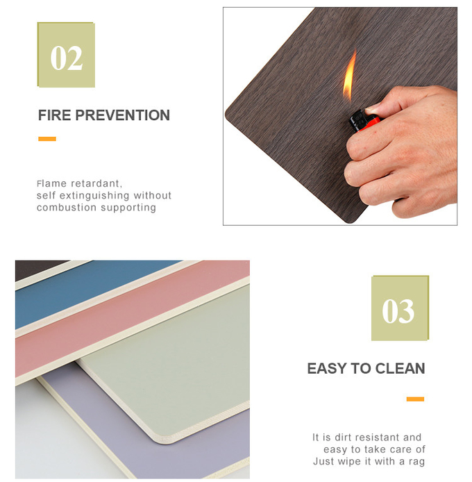 Factory Direct Sale Of Eco-Friendly And Odorless Skin Feel PVC Wall Panels