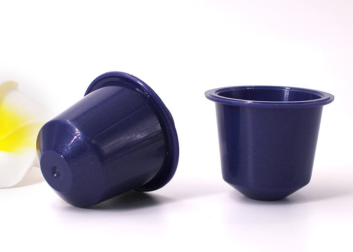 Empty PP BPA Free Instant Coffee Capsules With Adhesive Aluminum Foil Lid