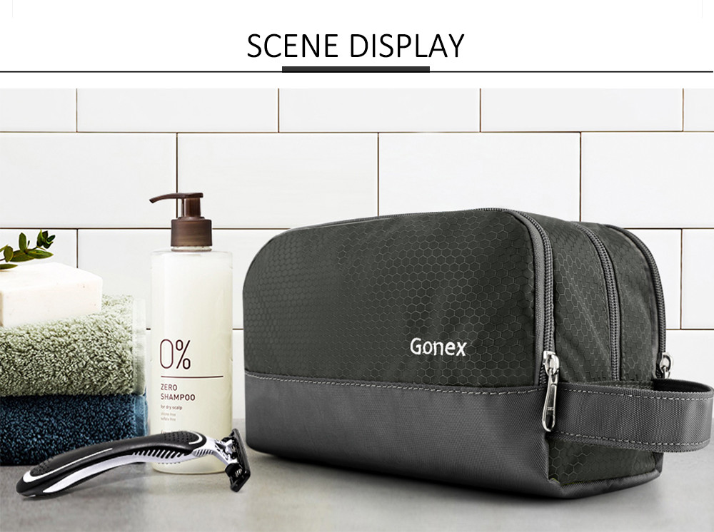 Waterproof Compact Nylon Travel Cosmetic Organizer