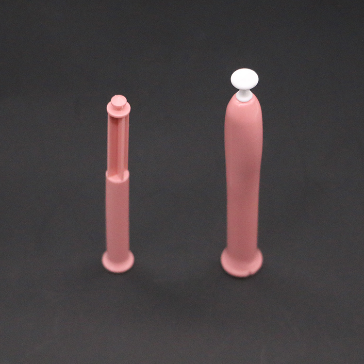 Medicine PP Collar Disposable Vaginal Suppository Applicators Boric Acid Suppositories