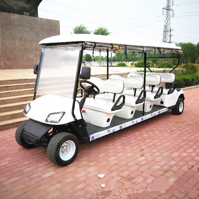 Left Hand Drive Electric Golf Buggy Lithium Battery Operated Golf Carts 2-10 Seats