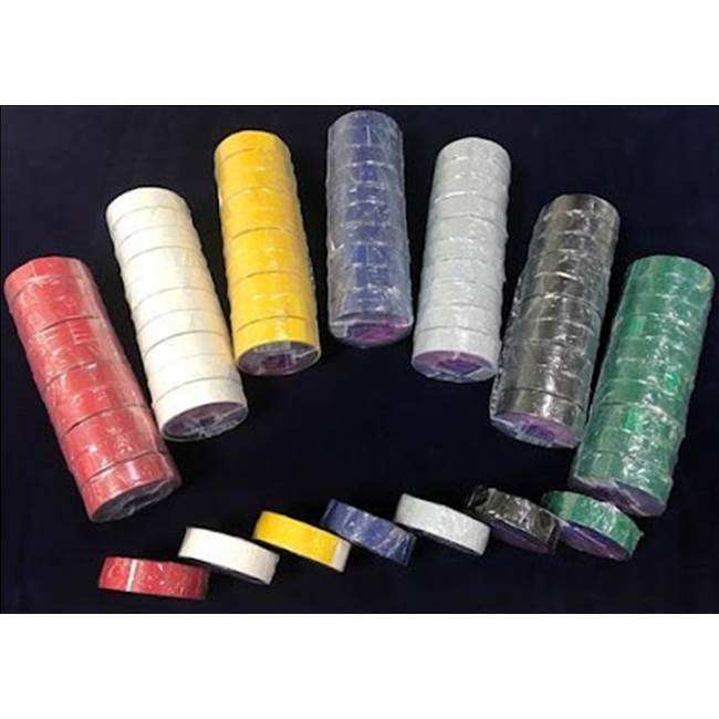 White White 3M21S-BK PVC 0.13mm*19mm*18m e tape vinyl electrical21S-BK PVC 0.13mm*19mm*18m e tape vinyl electrical