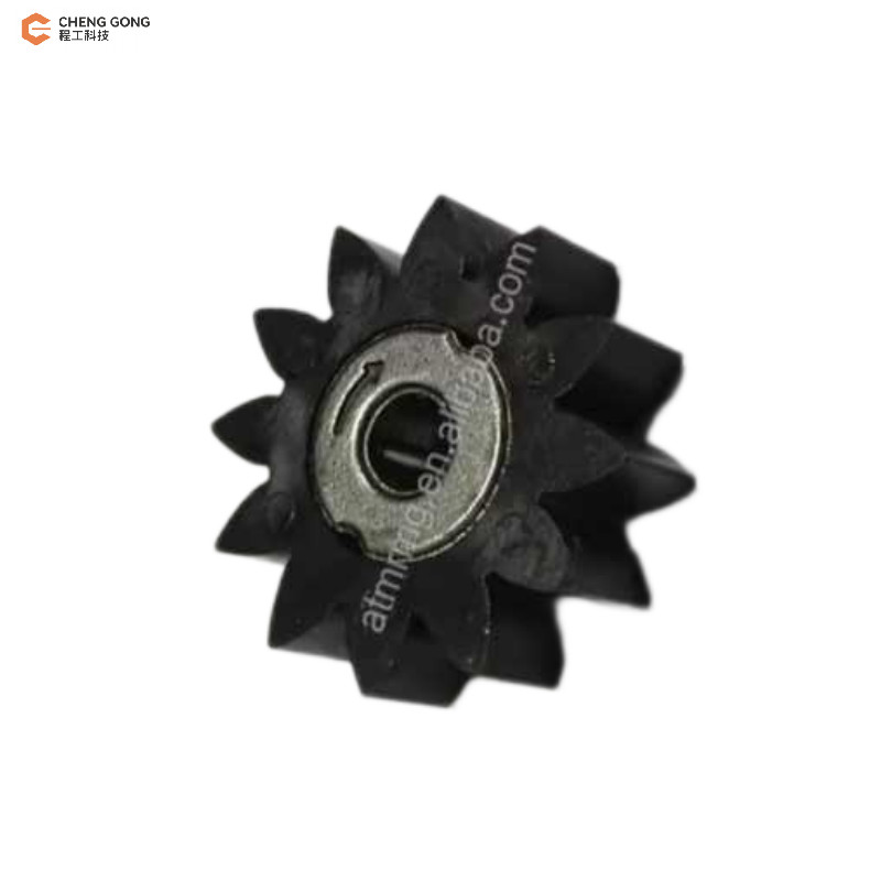 7900000985 Hyosung ATM Parts Repair 5600T Width 6.4mm 12T ATM Gear With Bearing