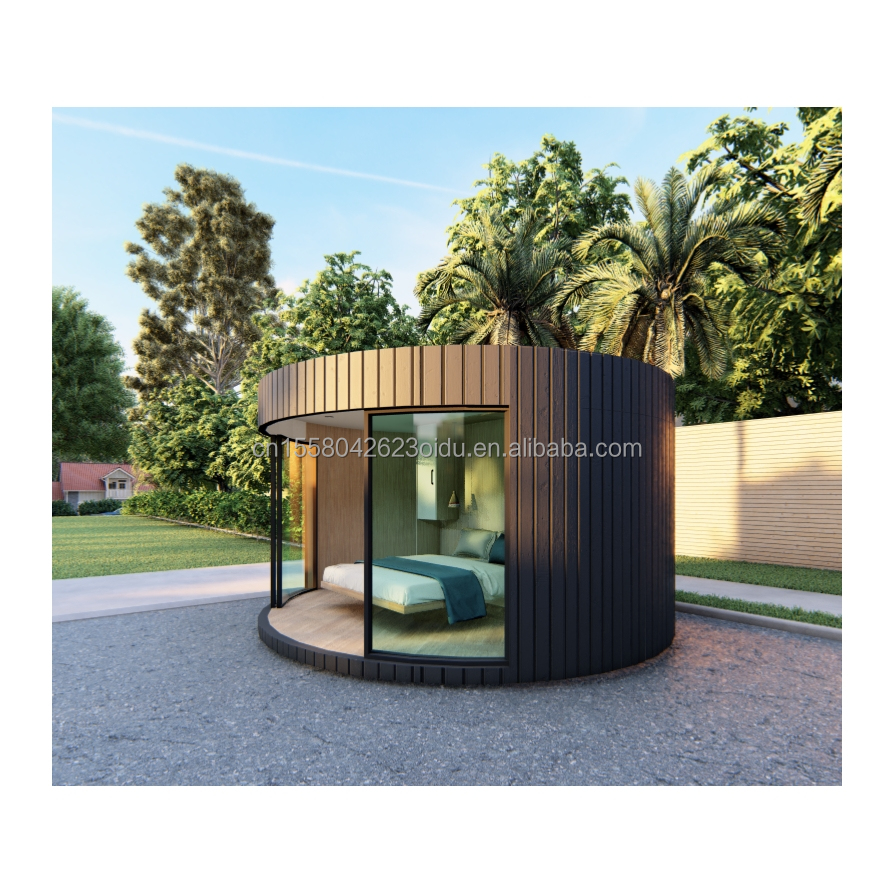 50/75/100mm Wave Sandwich Panel Wall EU Prefabricated Container House for Couples' Residential or Hotel