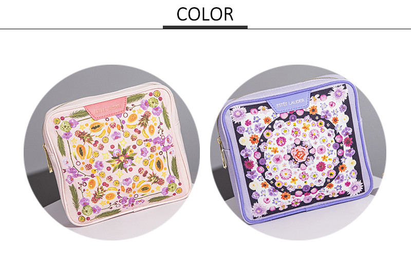 Simple Style Multifunction Polyester Cosmetic Bag