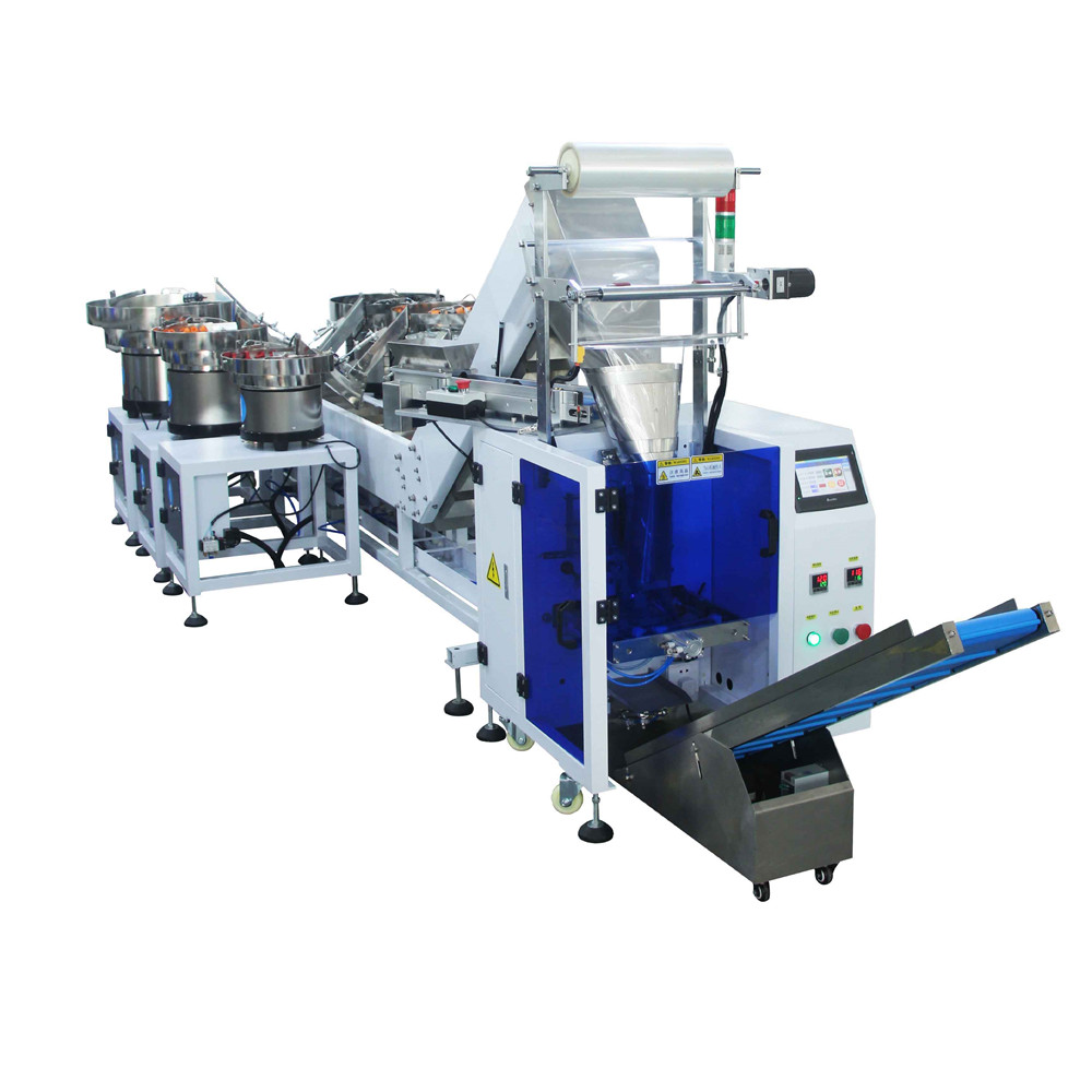 Automatic Counting Sorting Combination Furniture Parts Screw Nuts Bolt Packaging Machine