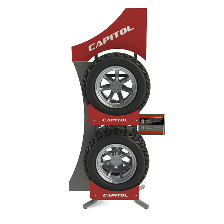 Repair Shop Metal Display Holder Auto Parts Display Rack