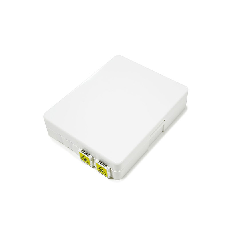 2 Port Mini Fiber Optic Terminal Box 86 Type Wall Mounted For Indoor