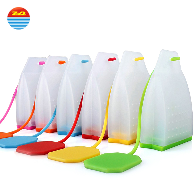Factory Supply Biodegradable Empty Tea Bags With String Custom Design Resealable Sloth Teapot Filter Basket Silicone infuser