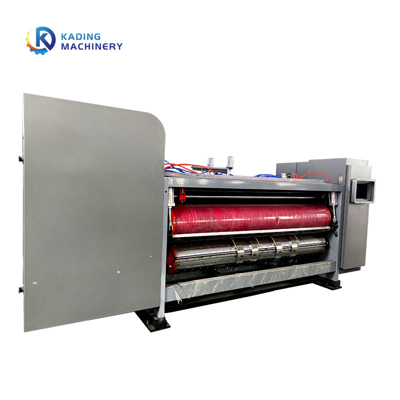 Fully Auto Carton Box Cardboard Die Cutter With Plc Panel For Corrugating Cardboard