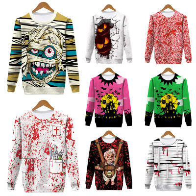Halloween style mens printing sweatshirt