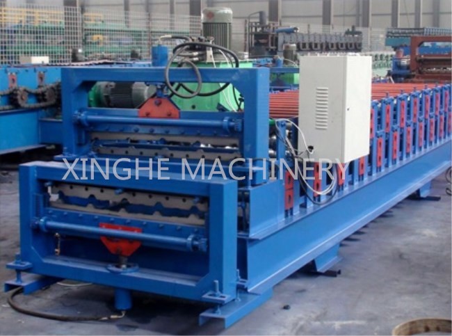 Africa Model Roof Panel Roll Forming Machines , Aluminium Sheet Metal Rolls