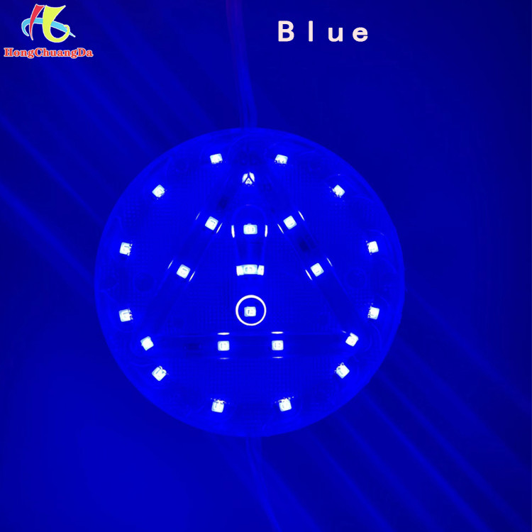 Big Size LED Daytime Running Lights Ultra Bright White Circular Warning Light