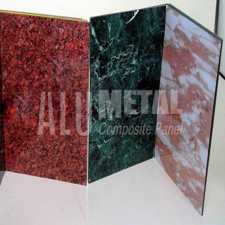 2440mm Anodized Marble Aluminum Composite Panel Acp Sheet White 7mm Aluminium Plate