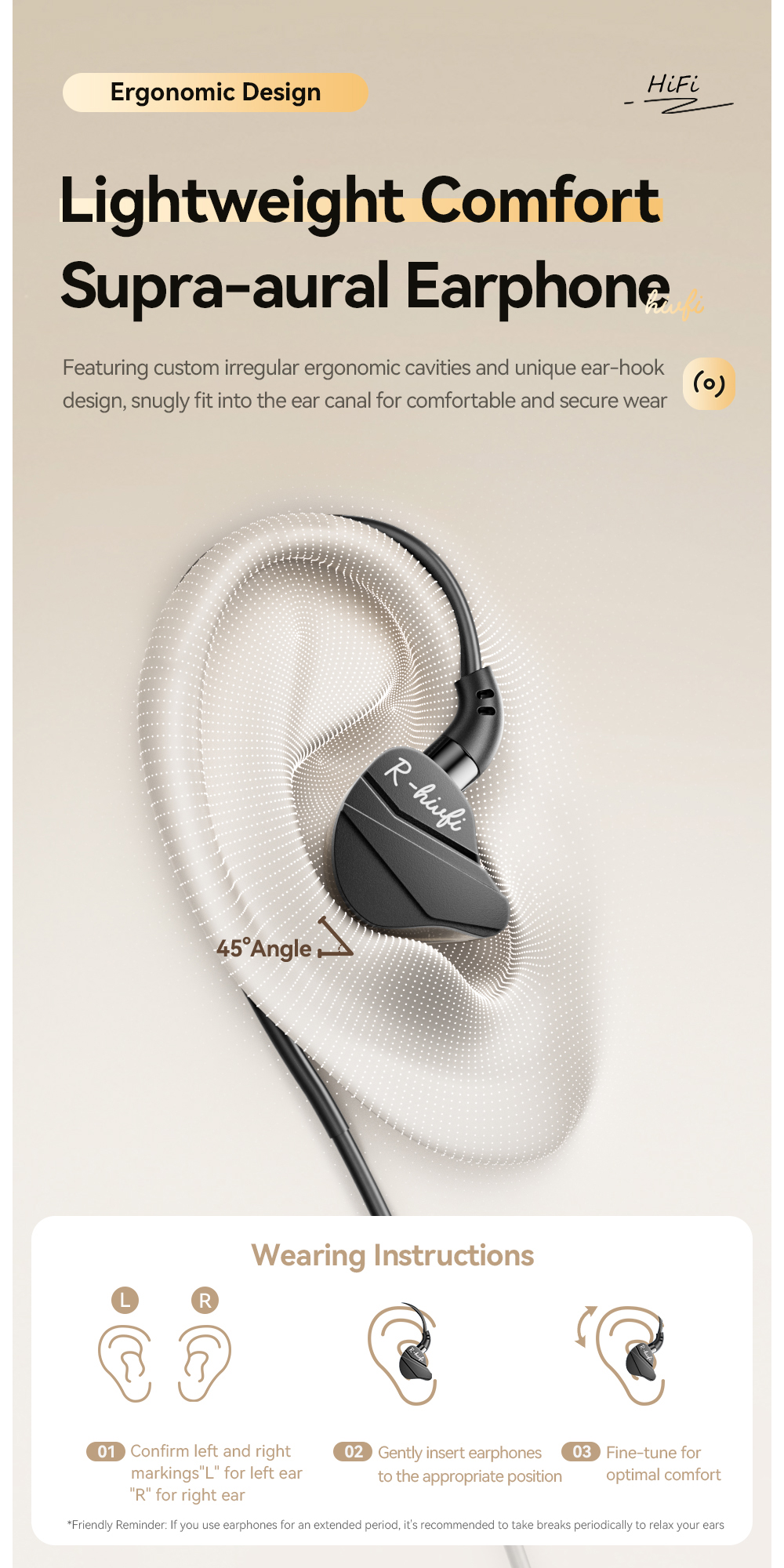 ESSAGER G62 in Ear USB Type C Jack Aux 3.5mm Earphone Earbuds