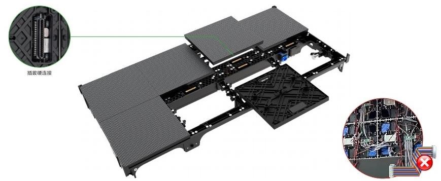 Private Custom Gstar-II P1.95 mm 7680Hz High Refresh RateHD Display Screen For Indoor Fixed Installation