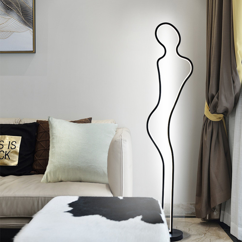 New Model RGB Floor Lamp Remote Control Living Room Bedroom Modern Floor lamp(WH-MFL-183)