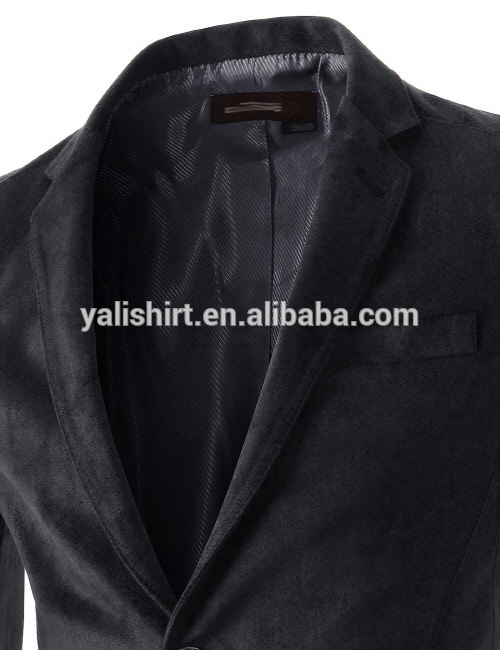 Factory stock wholesale cheap high quality mens slim fit suede blazer jacket