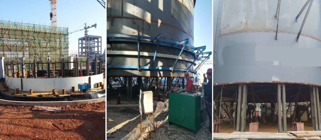 Chuck Type Hydraulic Lifting Machine Stock Available for Tank Construction