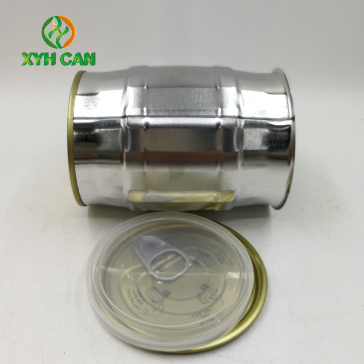 Commercial Empty Coconut Oil Tin Can Round Tin Containers CMYK 4C Printing
