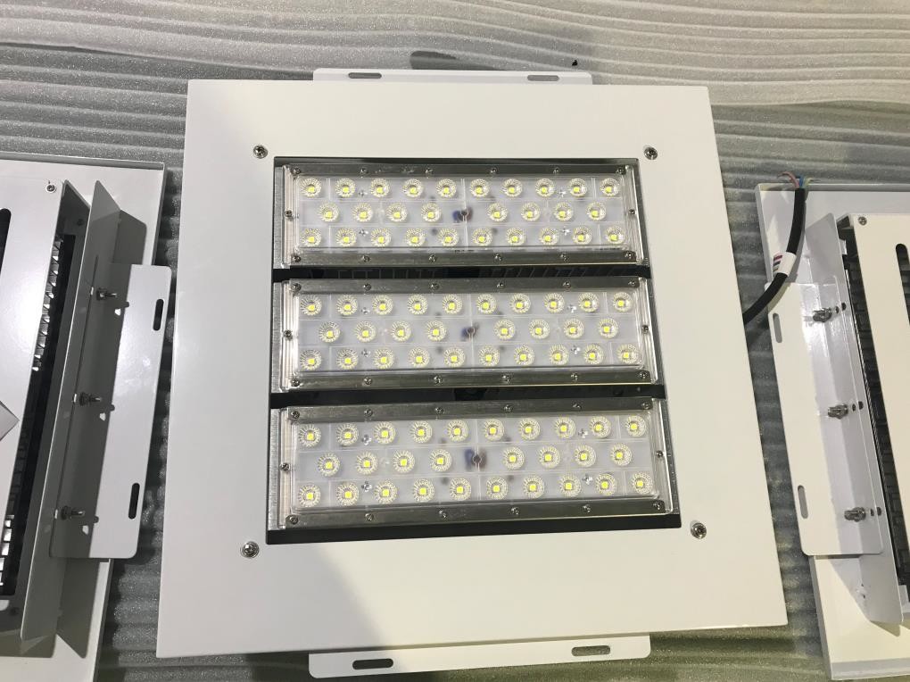 160lm/W Gas Station Petrol Led Station Light 100w 150w LED Canopy Light Ip65 With 5050 LEDs