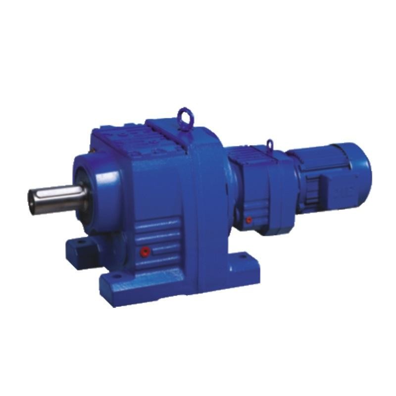 Coaxial inline Helical Bevel Gear Reducer 2hp Electric Motor For Conveyor Belt