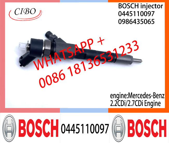 BOSCH injetor Common Rail Injector 0445110095 0445110096 0445110097 0445110098 for Mercedes-Benz 2.2CDi/2.7CDi