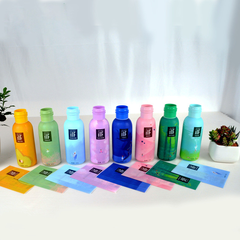 Customized Packaging Film Roll Contraction Shrink Film Label Waterproof