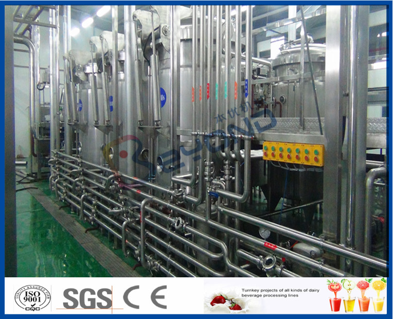 SUS316 Industrial Fruit Juice Processing Line Automatic Citrus Jam Making Machine