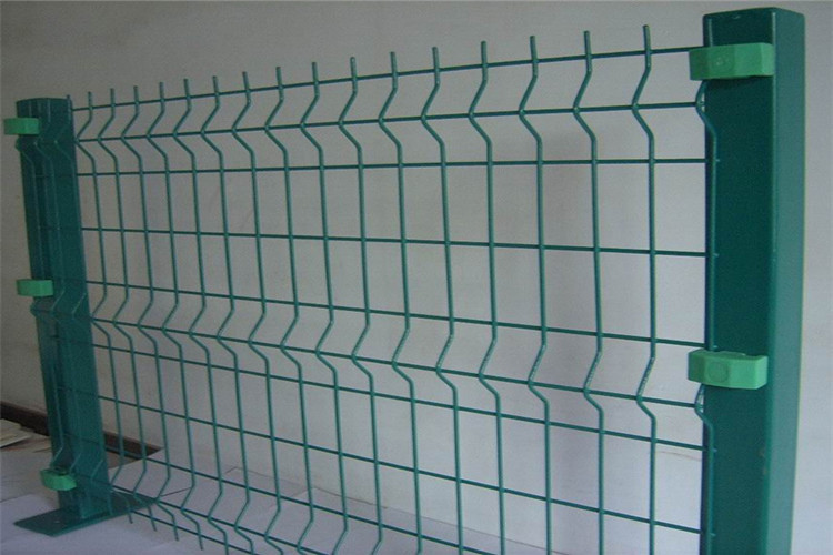 Outdoor PVC Coated Wire Fencing Decorative Welded Wire Fence Panels