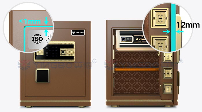 OEM Size 1.5Cu Ft Office Fingerprint Safe Box Solid Steel 26±2KG