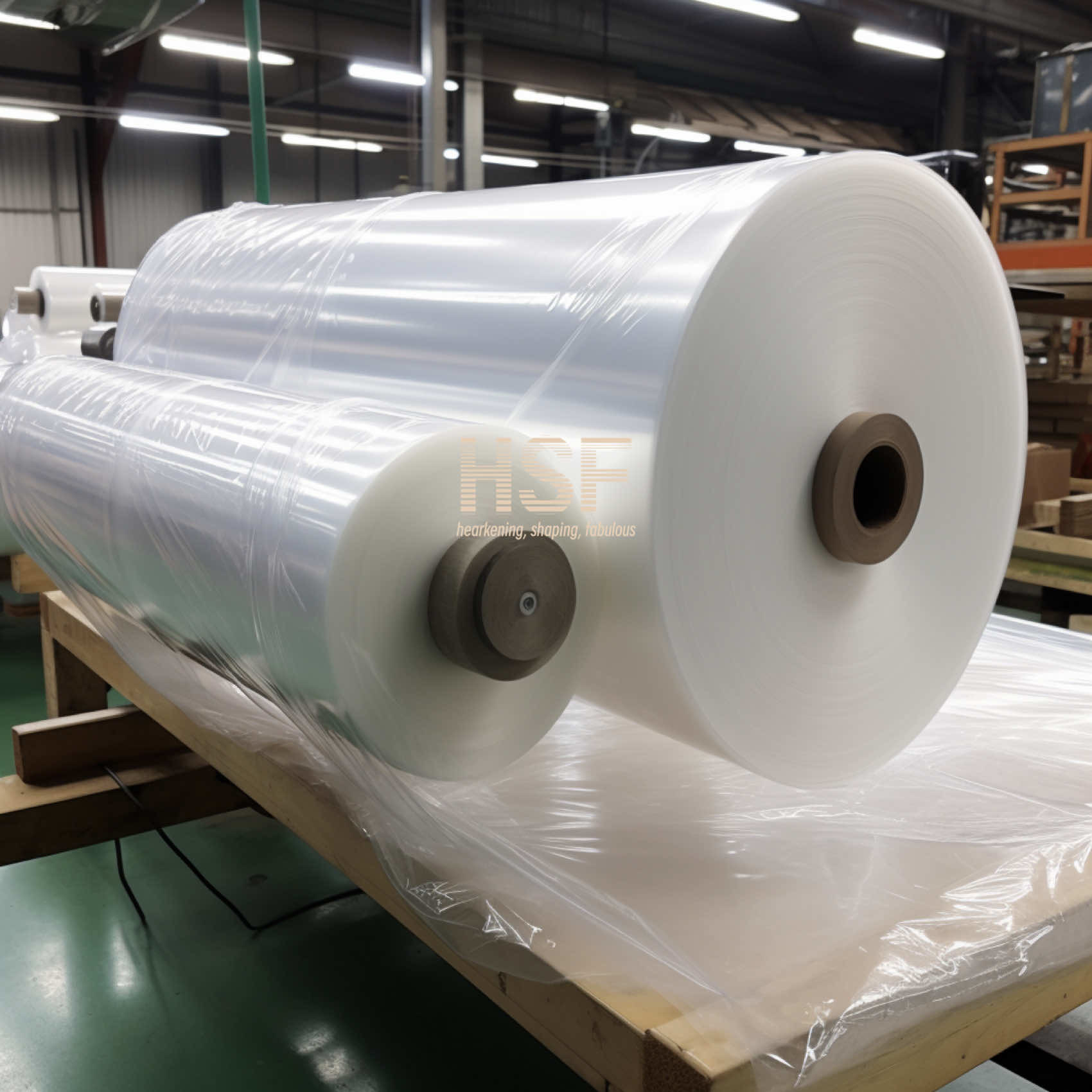 Translucent White 80uM High Density Polyethylene Film HDPE Film Halogen Free