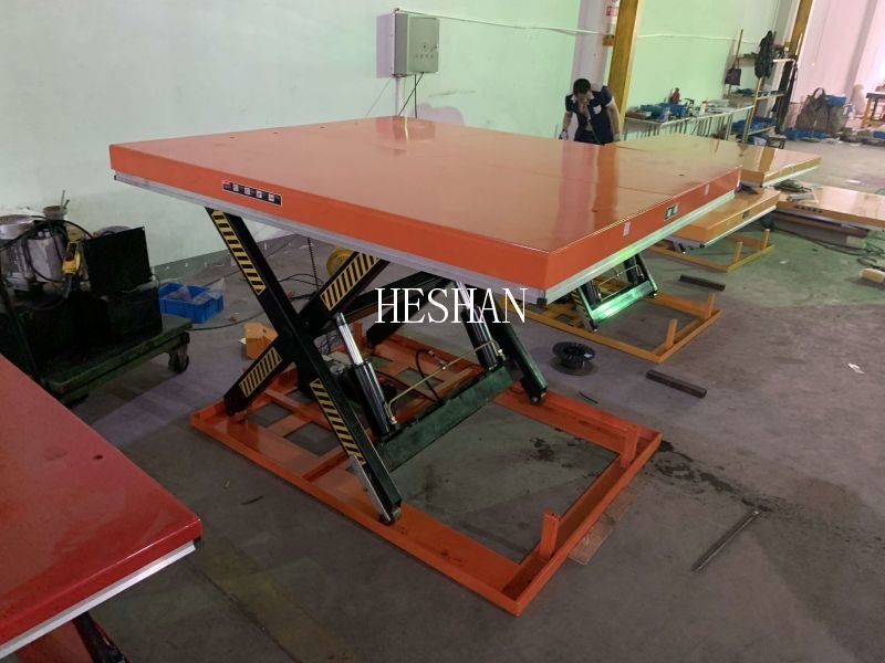 AC Power Hydraulic Table Lifter Scissor Type Lifting Tables Equipment