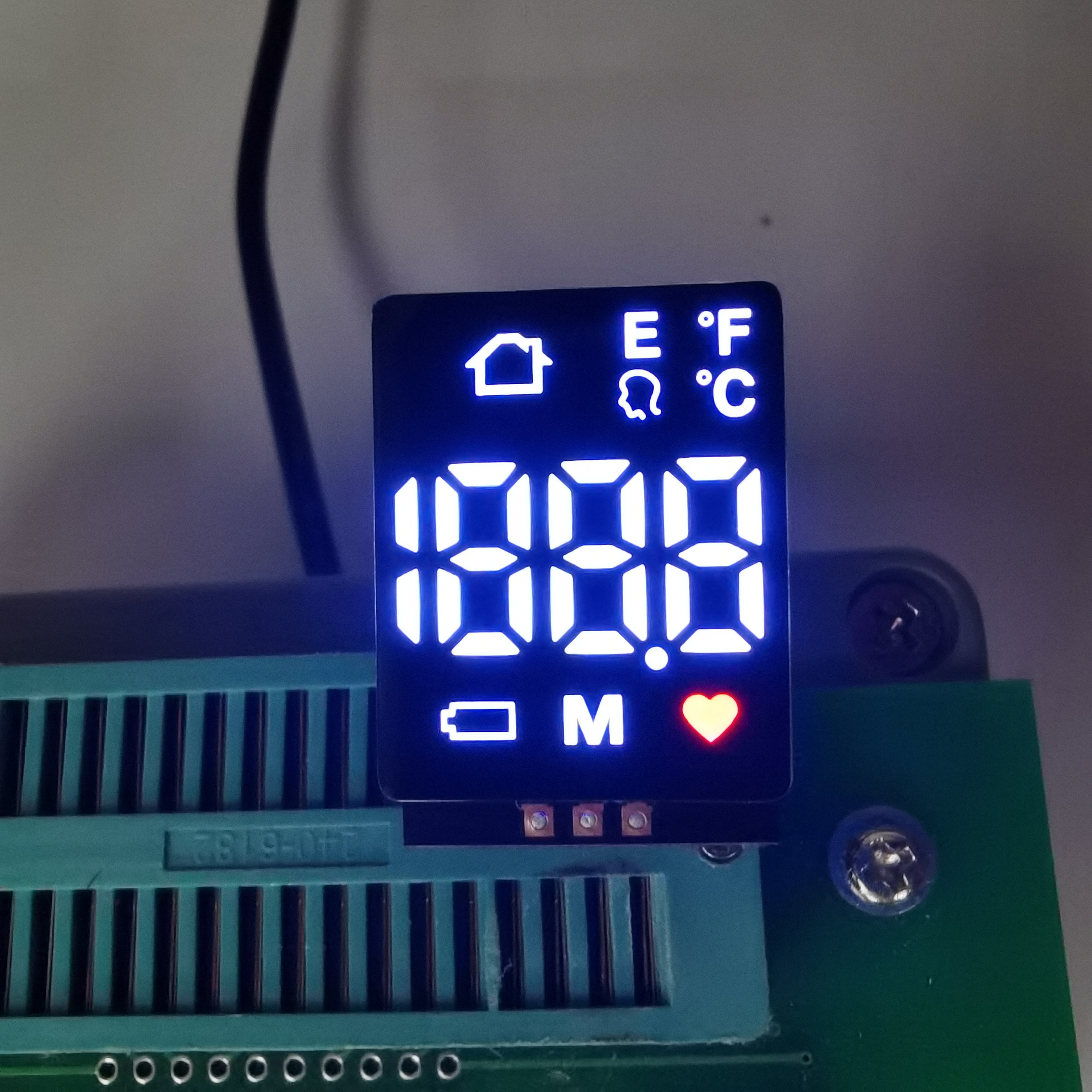 20mA 120mcd 635nm SMD LED Display For Forehead Thermometer