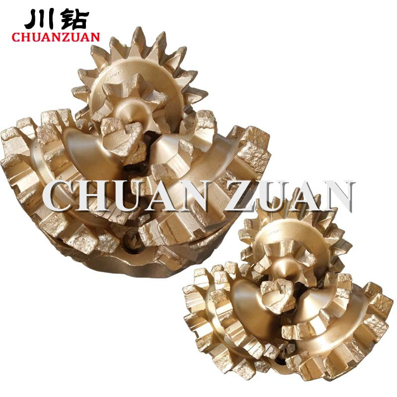 IADC 127 Steel Tooth Rotary Bits , 14 3/4 Inch Tricone Rock Bit For Well Drilling
