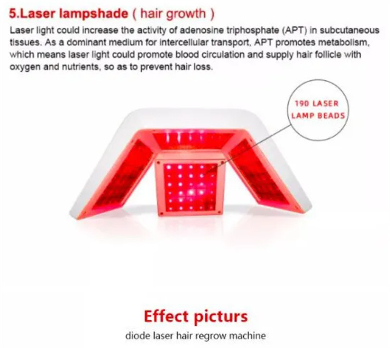 650 Nm Diode Laser Hair Growth Machine Low Level Hair Therapy Analyser