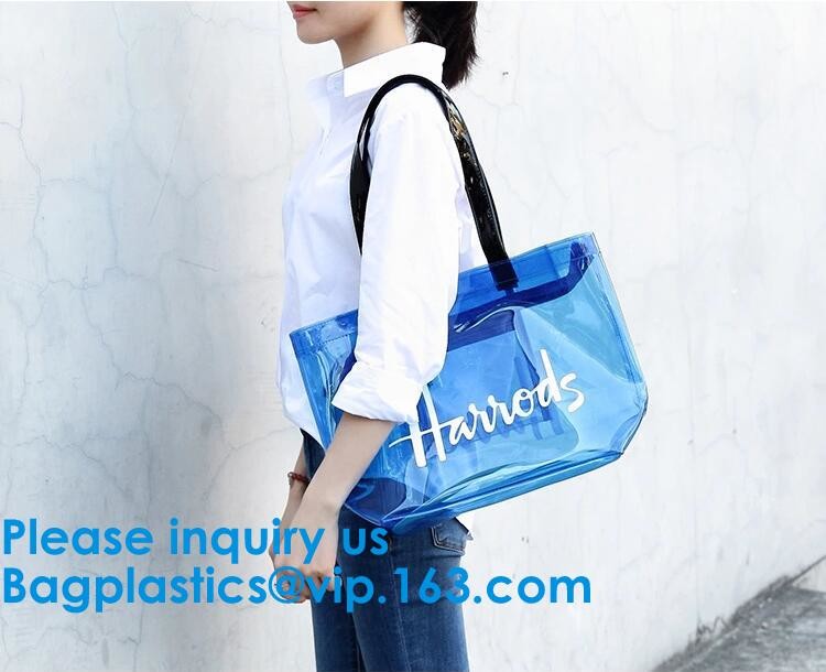 Clear Transparent Holographic Laser Hologram Handbag for Women Large Capacity Totes Ladies Fashion Colorful Shoulder Bag
