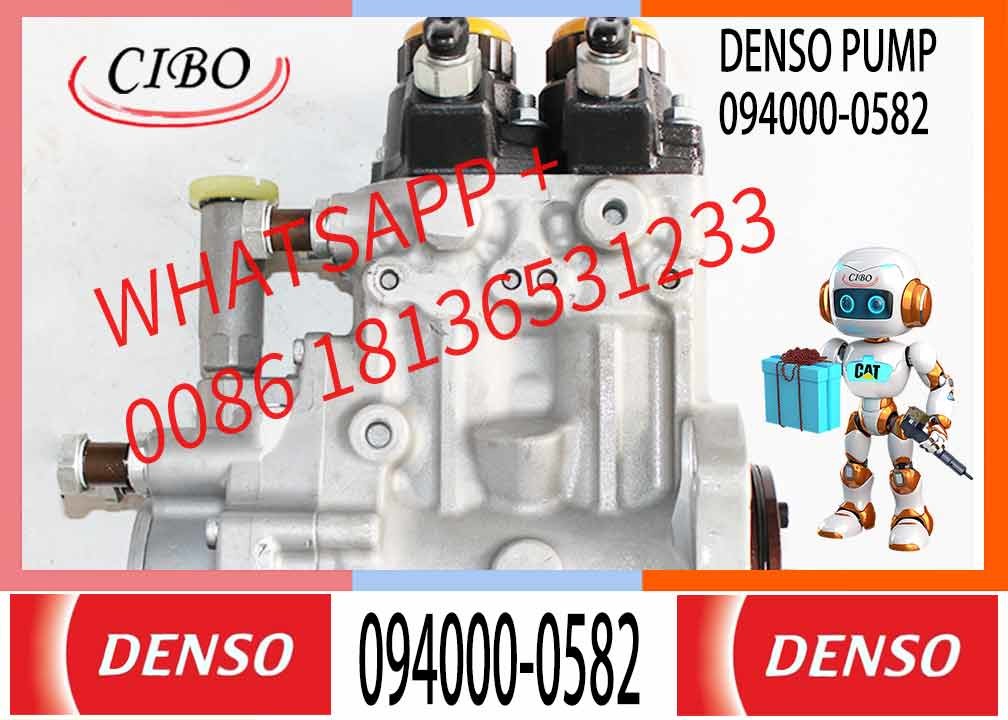 Engine Spare Parts Fuel Injection Pump 094000-0582 6261-71-1111 6261-71-1110 For Komatsu 6D140 Engine Fuel Injection Pum