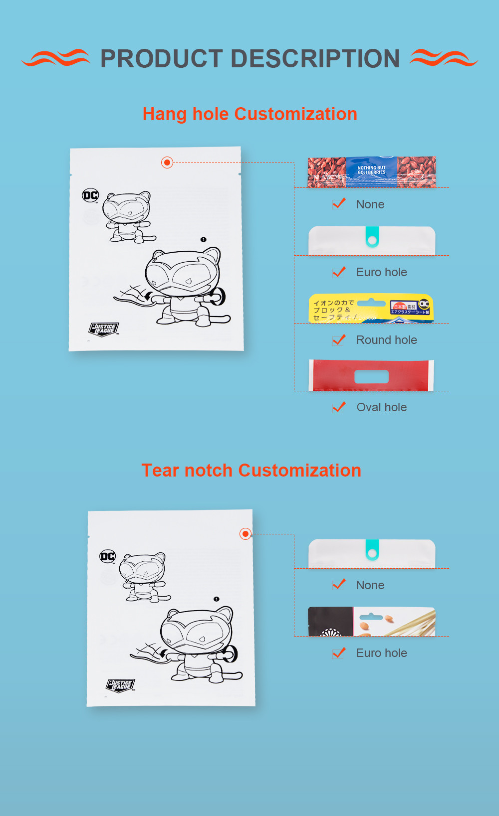White Kraft Paper Heat Seal Bags Polyester Film Opaque For Electronic Products
