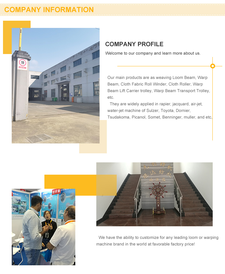 RIFA Rapier Loom Parts Loom Shaft For Loom Beam Tube